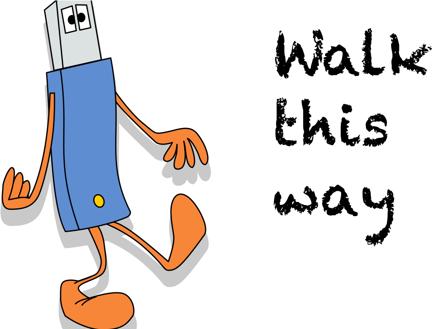 Walk This Way - 3drose Llc 8 X 8 X 0.25 Inches Mouse Pad, I'm This (1024x675), Png Download