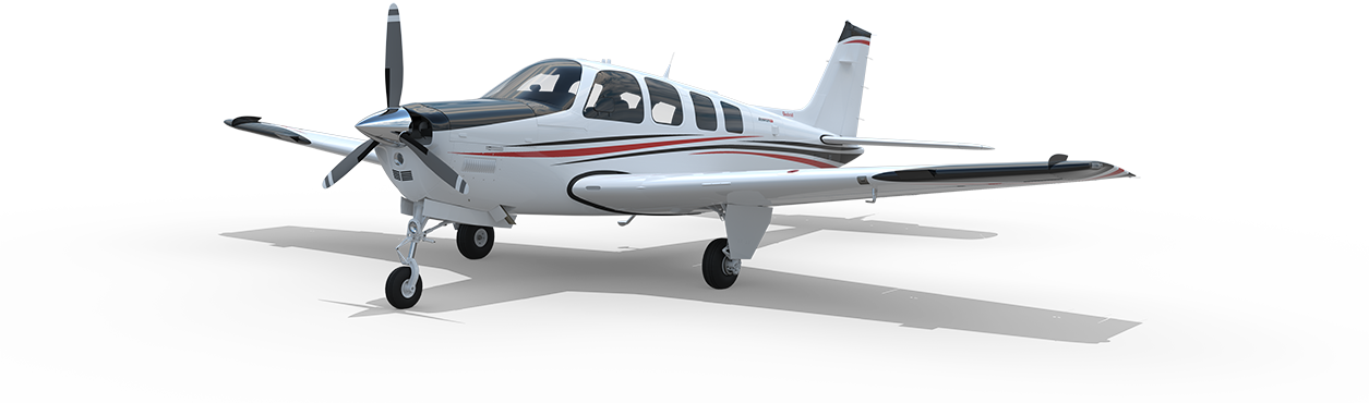 Do You Want To Own A Brand New Beech Bonanza Like This - Bonanza G36 Png (1255x370), Png Download