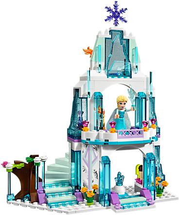 Elsa's Sparkling Ice Castle - [lego] Disney Princess Elsa's Sparkling Ice Castle (600x450), Png Download