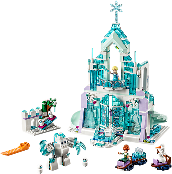 Elsa's Magical Ice Palace - Lego Frozen Elsa's Magical Ice Palace 41148 (800x600), Png Download