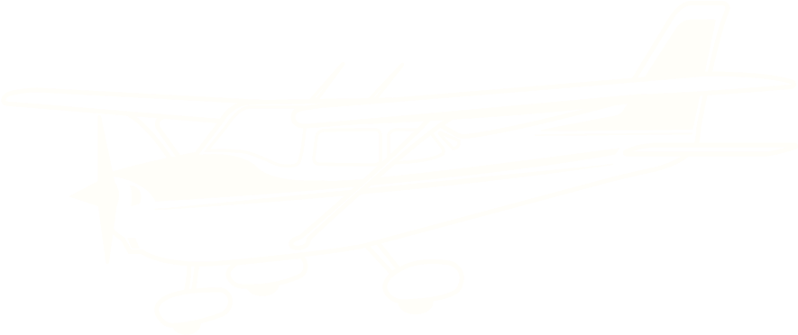 $368dual - Cessna 150 Black And White (1000x421), Png Download