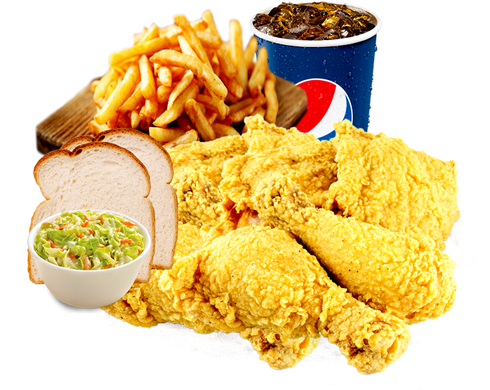 6pc Chicken Legs & Thighs - Pepsi Jamaica (700x700), Png Download