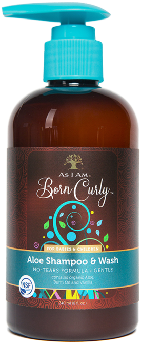 Aloe Shampoo & Wash - Born Curly Avocado Shea Cowash (760x760), Png Download