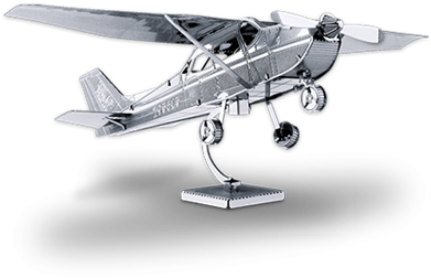 Metal Earth Online Store - Metal Earth Cessna 172 Skyhawk 3d Puzzle Micro Model (400x400), Png Download