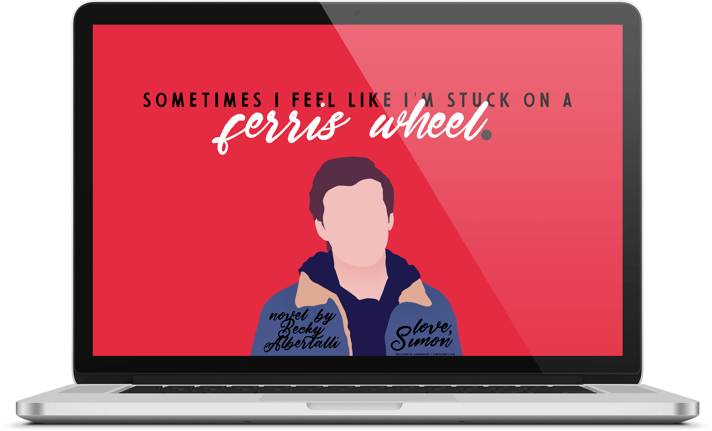 Love Simon Vs The Homo Sapiens Agenda Ferris Wheel - Sometimes I Feel Like I M Stuck (2800x1882), Png Download