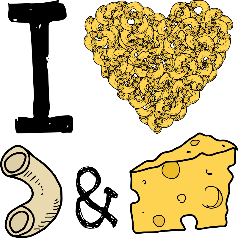I Heart Mac & Cheese T-shirt - Zach And His Frog (800x801), Png Download