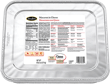 Stouffer's Macaroni And Cheese 4 X 98 Oz Tray - Frozen Au Gratin Potatoes (380x380), Png Download