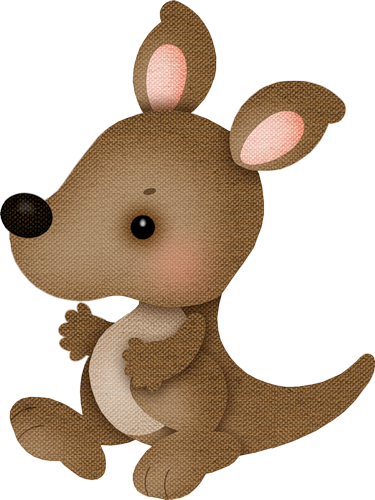○•°‿✿⁀zoo Safari‿✿⁀°•○ Animals For - Cute Kangaroo Svg (375x500), Png Download