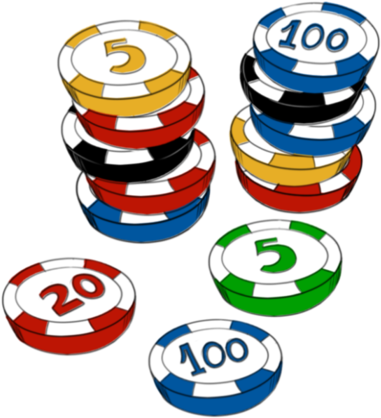 3 - Casino Chips Clip Art (560x560), Png Download