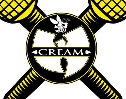 Wu Tang Clan Symbol Png For Kids - Wu Tang Clan Cream Logo (404x316), Png Download