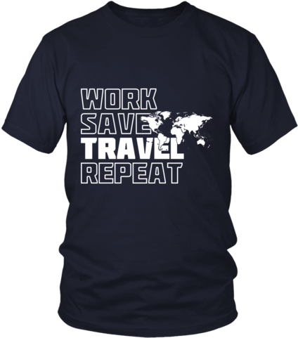 Image Of Work Save Travel Repeat Shirts - Fox Racing T Shirt (480x480), Png Download