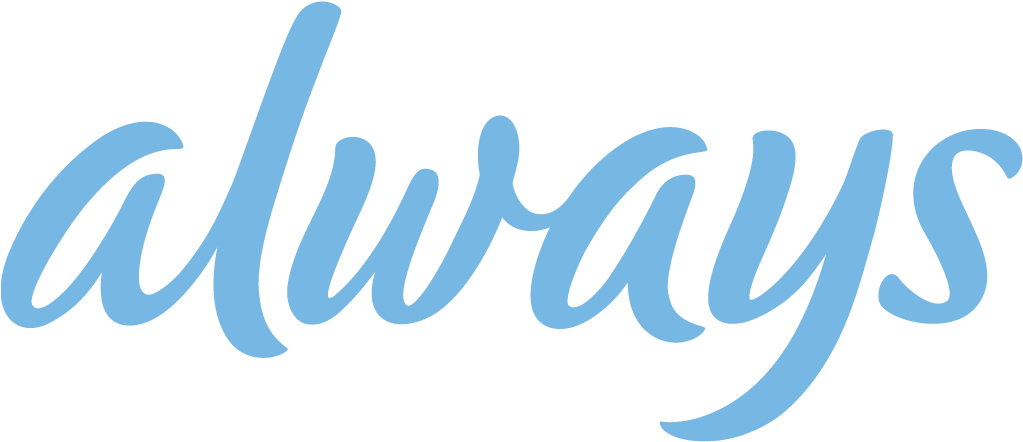 Descargar - Always Infinity Heavy Flow Without Wings Unscented (1024x453), Png Download