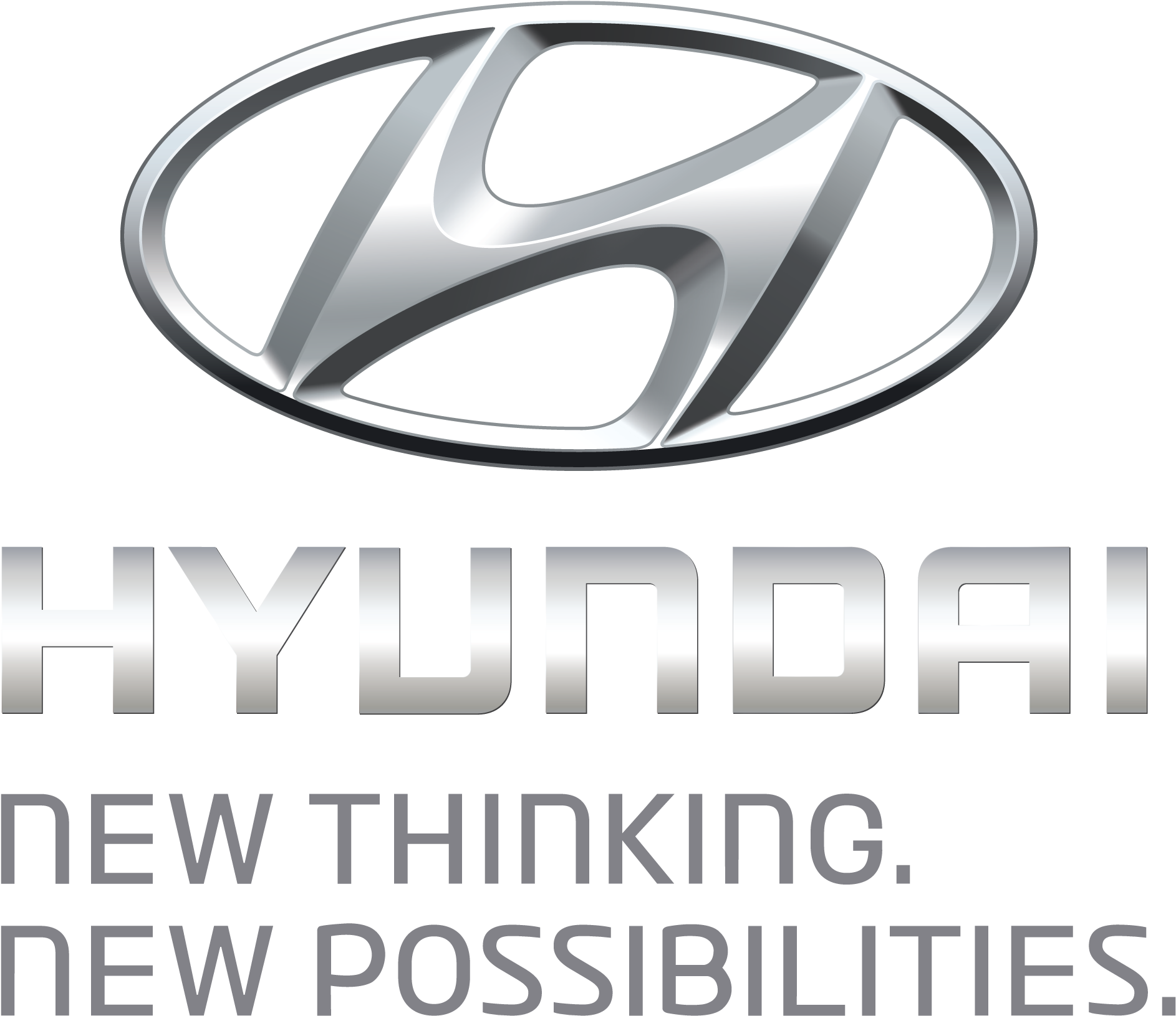 Geographe Camping & Outdoors - Hyundai New Thinking New Possibilities Logo Transparent (2350x2101), Png Download