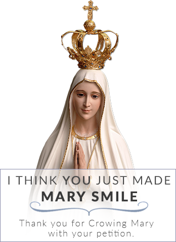 It Is Now Our Turn To Join In This Historic Marian - Our Lady Of Fatima Png (348x480), Png Download