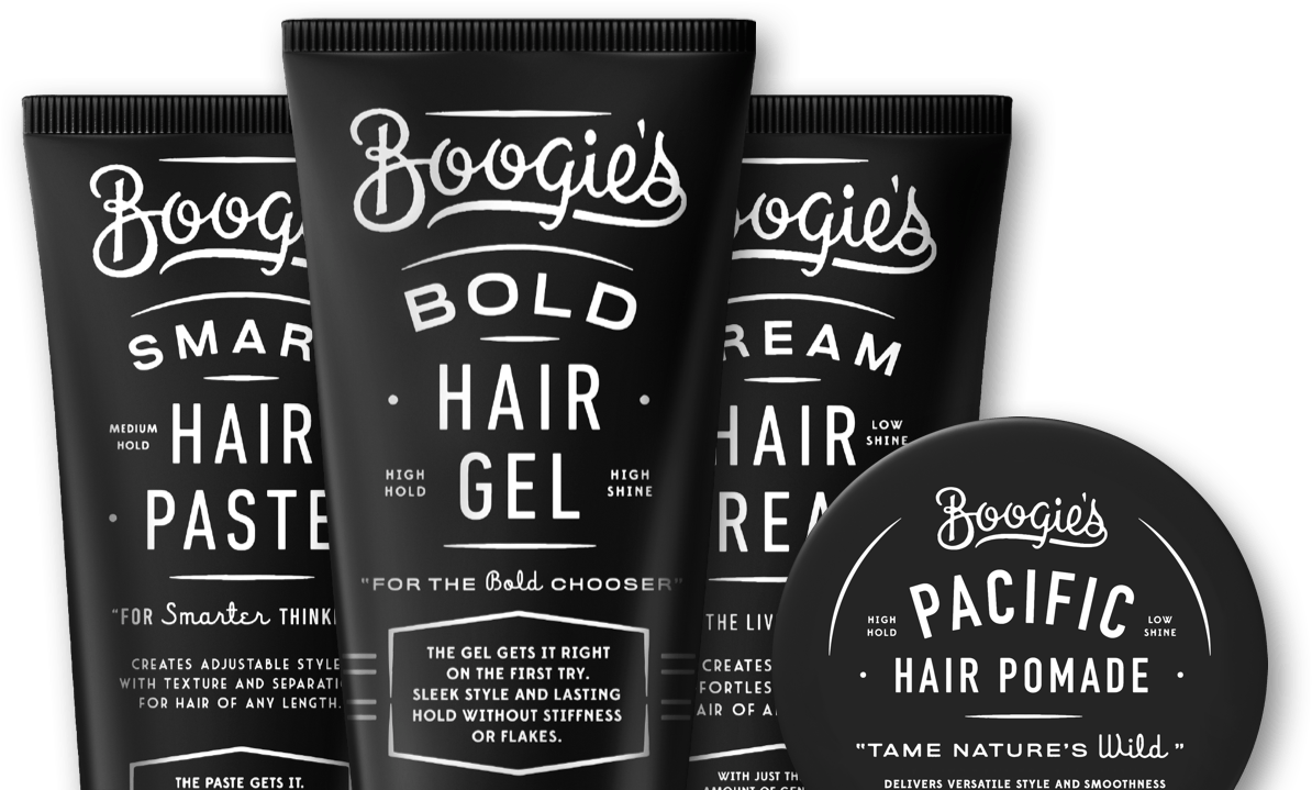 Hair Style - Hair Gel Boogie's Bold Hair Gel 5.5 Oz Alcohol Free (1296x790), Png Download