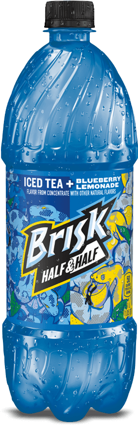 Blueberry - Brisk Iced Tea (554x864), Png Download