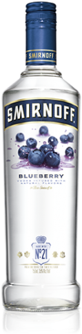 Smirnoff Blueberry Twist Vodka - Blueberry Smirnoff (405x500), Png Download