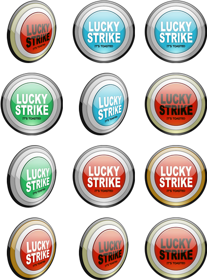 Lucky Strike Icon Pack By Jamespeng - Lucky Strike (552x592), Png Download