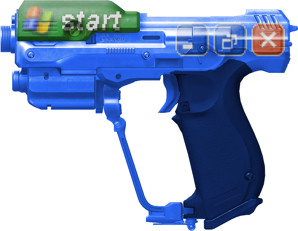 Halo 5 Pistol (1110x868), Png Download