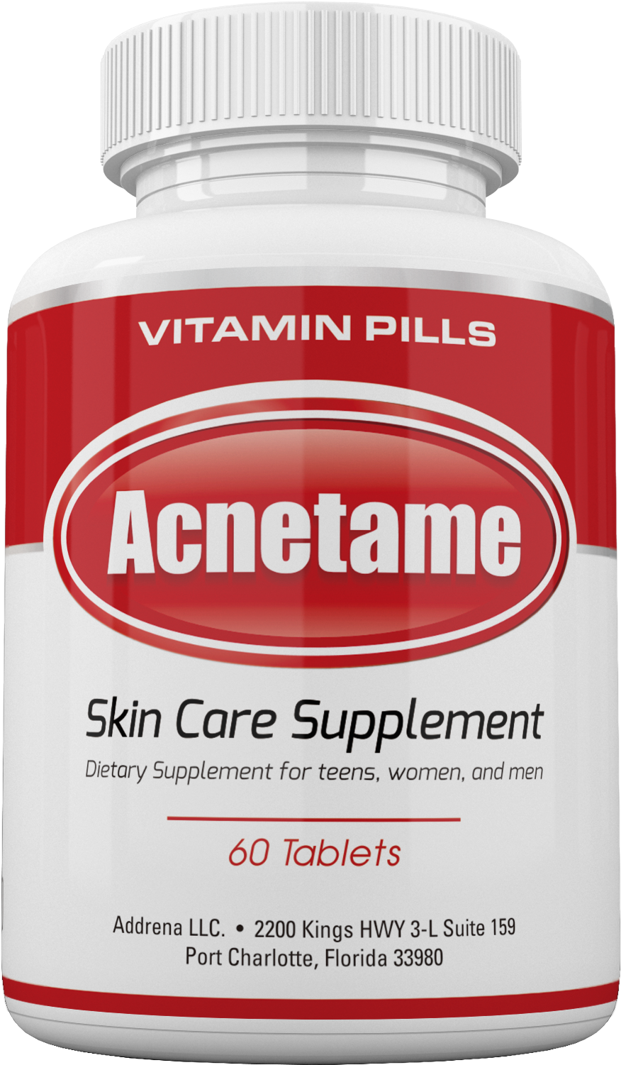 Acnetame- Vitamin Supplements For Oily Skin, 60 Natural - Acnetame- Vitamin Supplements For Acne Treatment 60 (1500x1500), Png Download