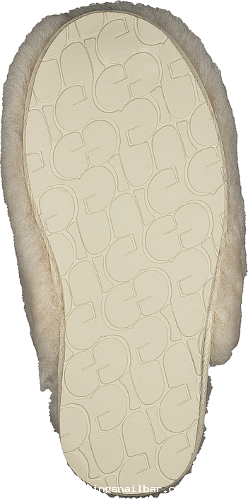 In Stock Womens Ugg Australia Fluff Clog Natural Leather - Snow Boot (351x705), Png Download