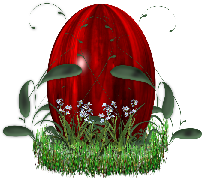 Easter Eggs And Grass - .net (673x597), Png Download