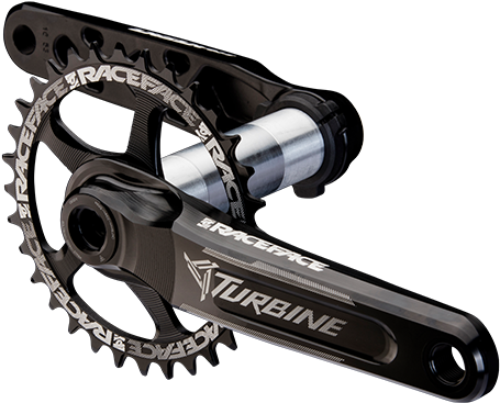 2017 Crank Turbine Dm32 Quarter - Race Face Turbine Crank 2017 (760x444), Png Download