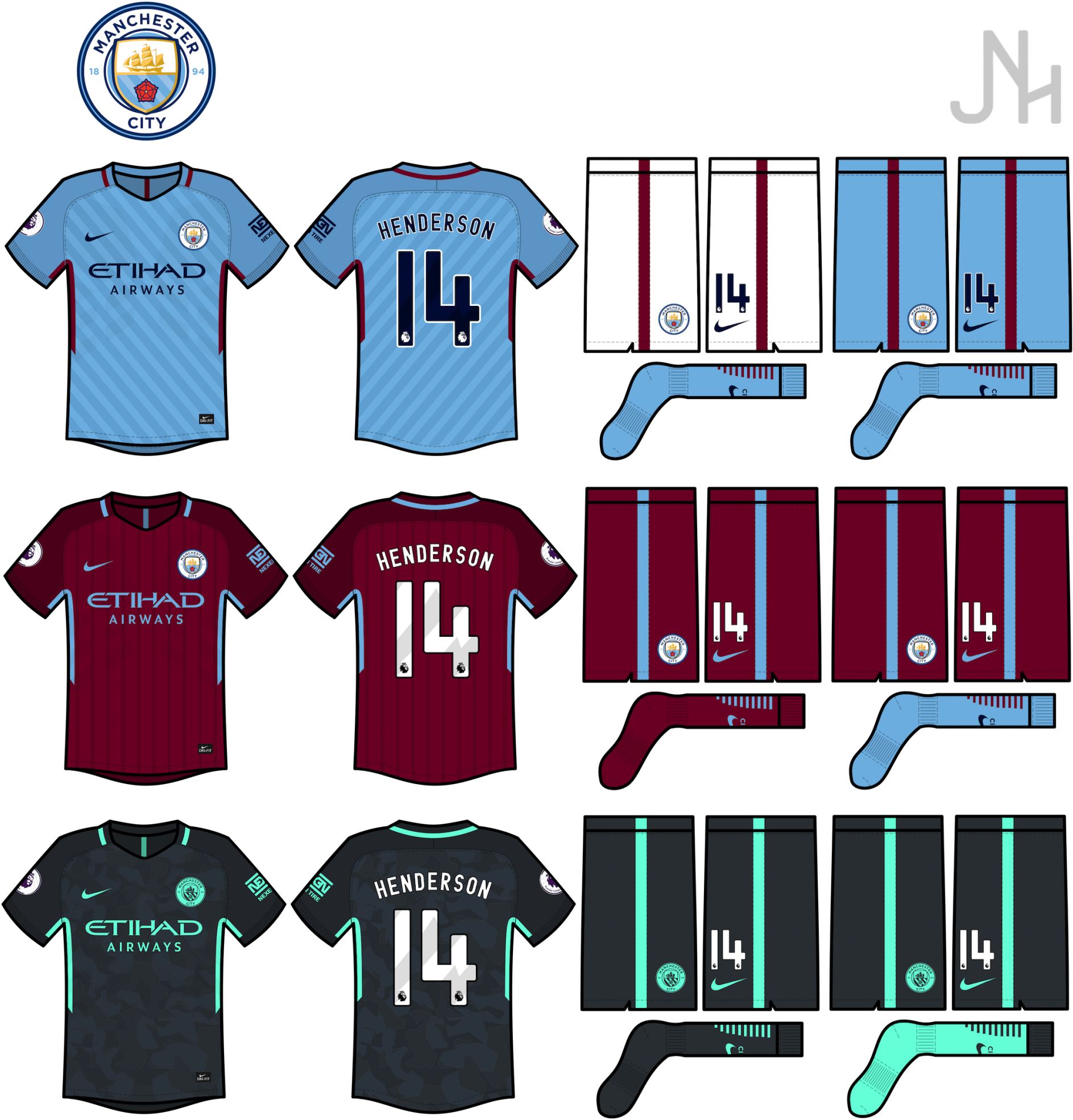 Mancity2017 - Premier League Jerseys 2017 (1924x2000), Png Download