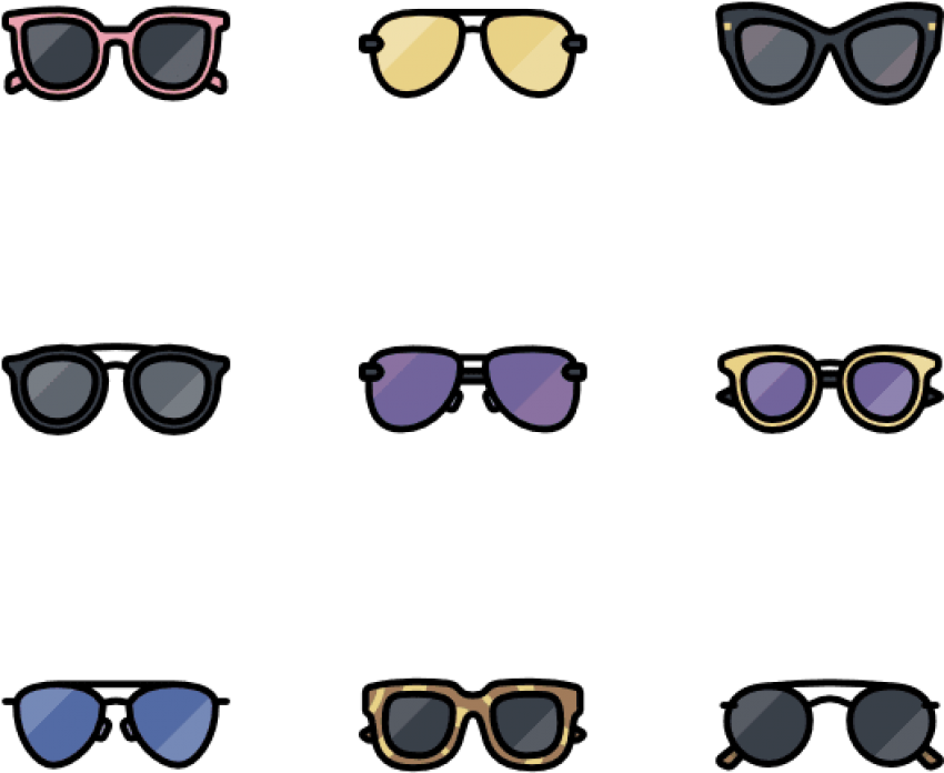 Sunglasses (600x564), Png Download