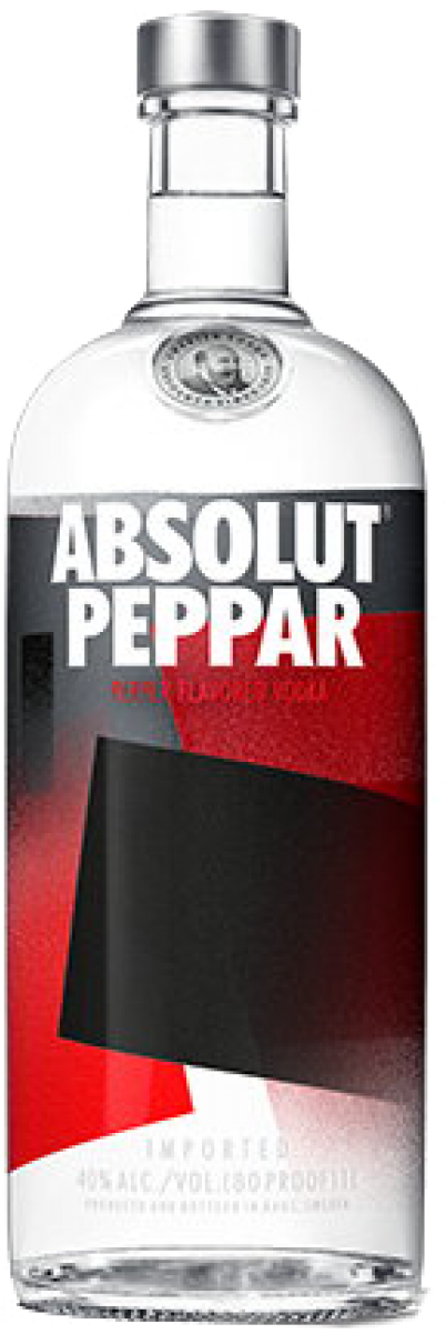 Absolut Vodka Peppar 40% Vol - Absolut Peppar Vodka (900x1200), Png Download