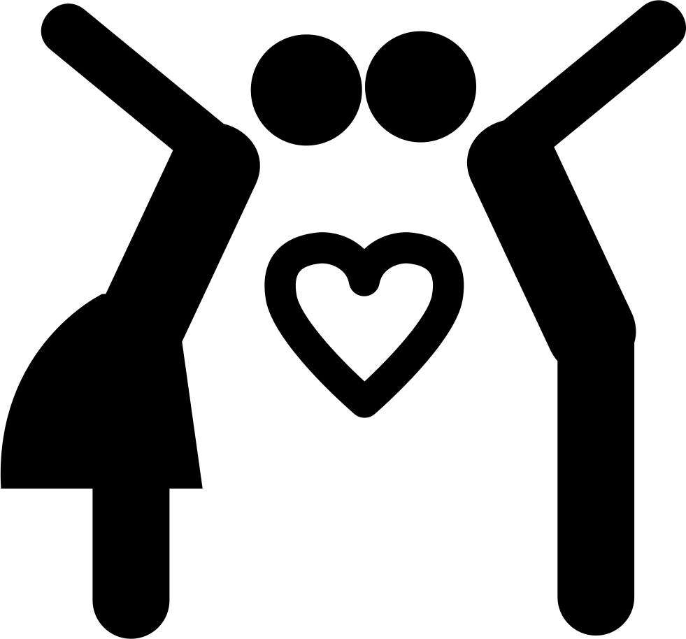 Couple Kissing - - Iconos De Personas Besandose (981x914), Png Download