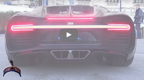 Bugatti Chiron - Bugatti Chiron Silnik (476x267), Png Download