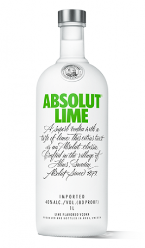 Absolut - Lime Vodka - Vodka Absolut Lime (500x500), Png Download