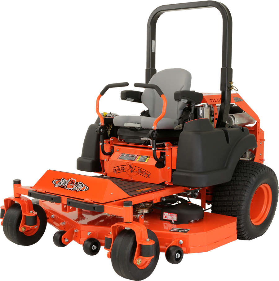 360 View Perkins® Full Size Diesel Commercial Zero - Bad Boy Rebel Mower (900x909), Png Download
