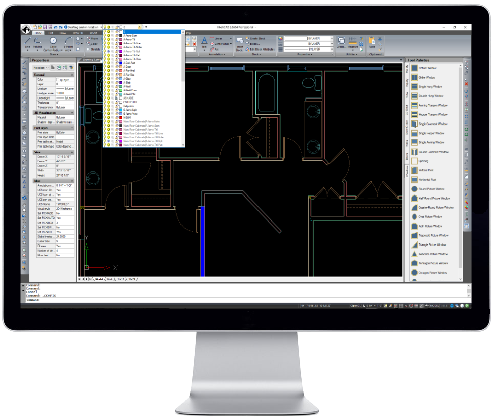Intellicad 9 Sample - Raid Wedo (964x825), Png Download