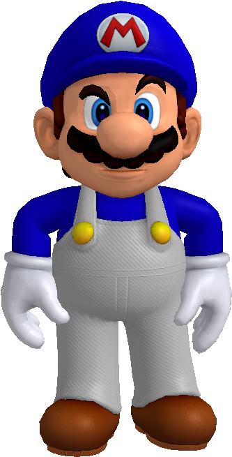 Super Mario Glitchy Four - Mario Smg4 (363x659), Png Download