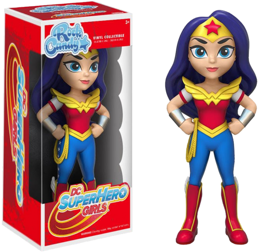 Funko Vinyl Rock Candy - Funko Rock Candy Superhero Girls (541x541), Png Download