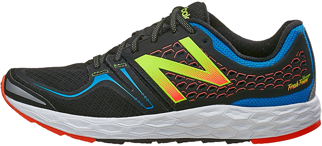 New Balance Women's Fresh Foam Vongo - Black/blue (wvngobb) (1067x618), Png Download