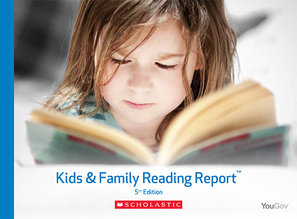 Earlier This Month, Scholastic Published The 5th Edition - Kids And Family Reading Report (600x441), Png Download