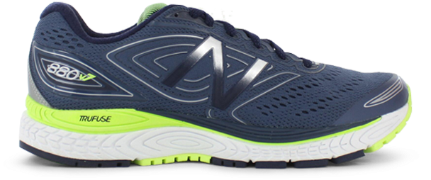 New Balance W880bp V7 Womens Navy - Shoe (615x429), Png Download