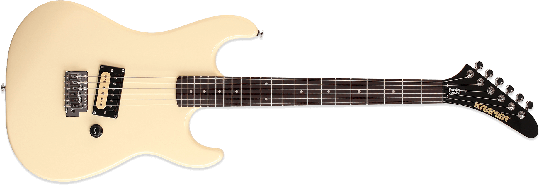 Kramer Baretta Special Vintage White - Kramer Baretta White Vintage 1984 (1850x727), Png Download