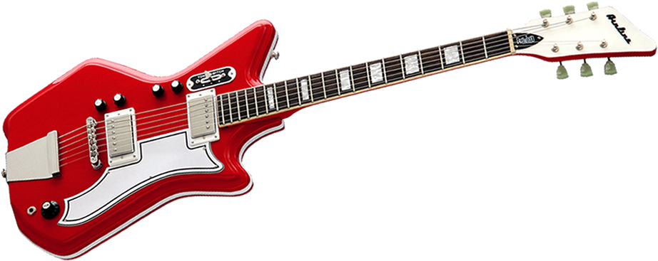 Eastwood Guitars Vintage Electric Guitars Airline Guitars - Airline Jack White Guitar (940x381), Png Download