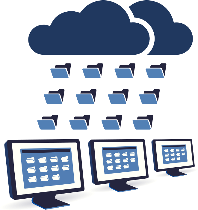 Cloud Services Are It Services That Are Delivered To - Portable Network Graphics (697x746), Png Download