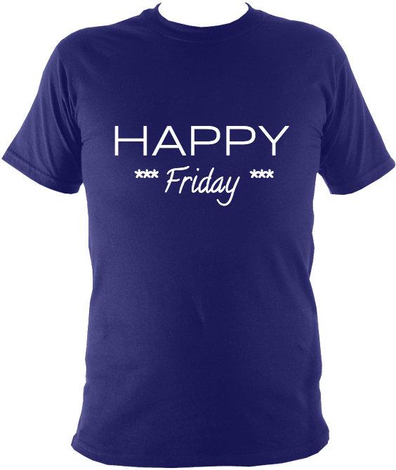 Happy Friday T Shirt - Signs - Women's T-shirts (595x680), Png Download