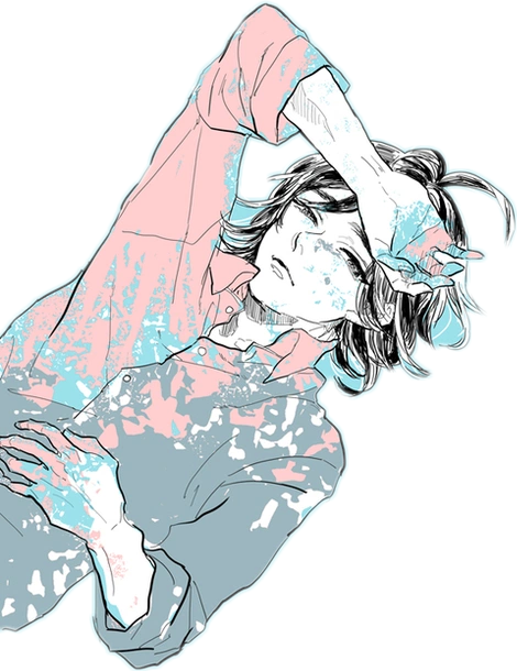 Report Abuse - Anime Character Laying Down (470x610), Png Download