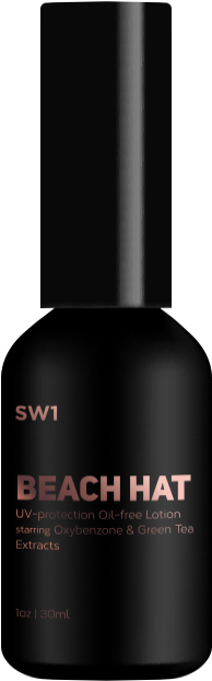 Beach Hat Uv Protection Oil Free Lotion - Grown Alchemist Age Repair Serum (750x750), Png Download