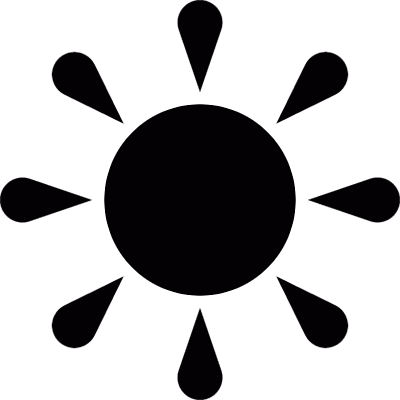 Bright Sun Vector - White Balance Icon (400x400), Png Download