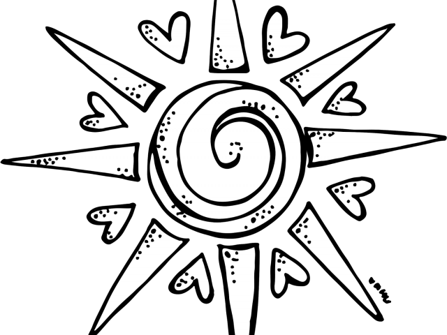 Drawn Sunshine Bright Sun - Clip Art Sunshine (640x480), Png Download