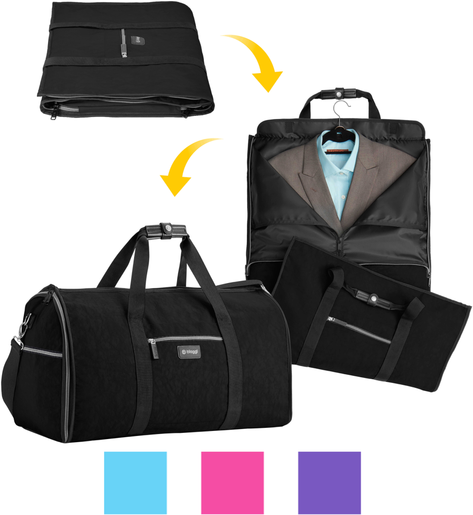 Biaggi Hangeroo Garment Bag+duffel (1104x1104), Png Download