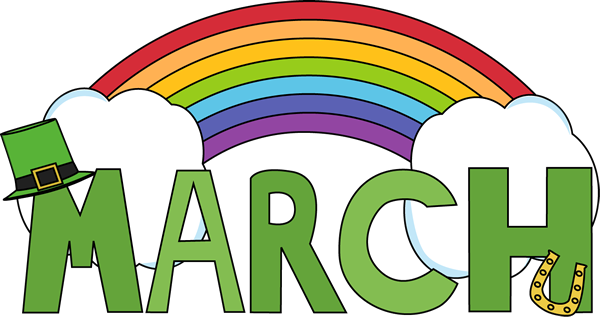 Mar 2 Dr - March Month Clip Art (600x317), Png Download